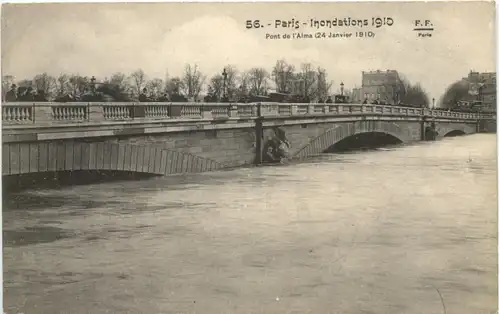 Paris - Inondations 1910 -672444