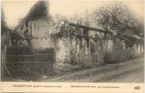 Champguyon after the bombardment -672414