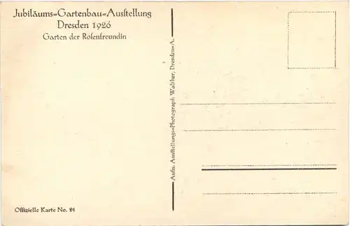 Dresden - Gartenbau Ausstellung 1926 -672100