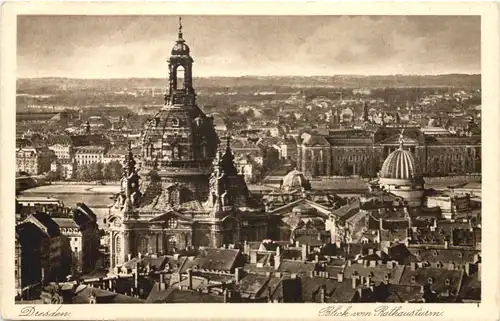 Dresden - Blick vom Rathausturm -672090