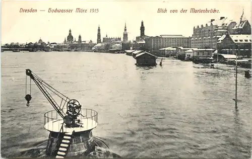 Dresden - Hochwasser 1915 -672226