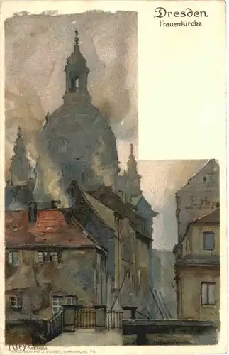 Dresden - Frauenkirche - Litho -672190