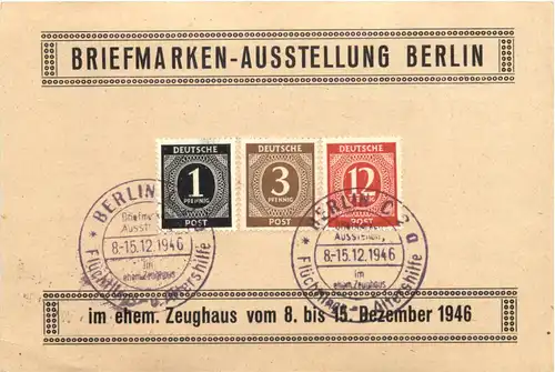 Berlin - Briefmarken Ausstellung 1946 -672558