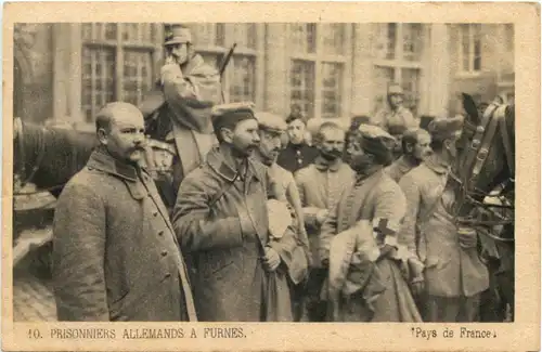 Prisonniers Allemands a Furnes -672462