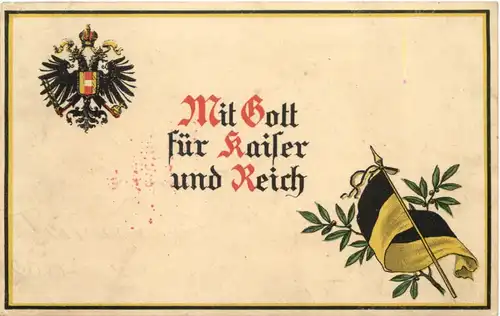 Mit Gott für Kaiser und Reich - Österreich -672250
