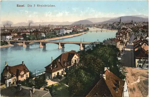 Basel - Die 3 Rheinbrücken -672270