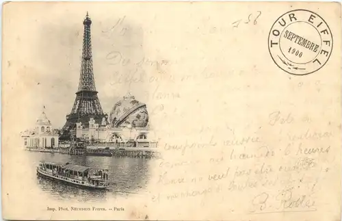 Paris - Tour Eiffel 1900 -672532