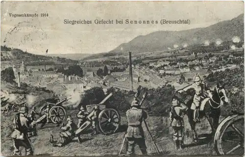 Siegreiches Gefecht bei Senonnes - Feldpost 30. Reserve Division -672800
