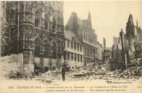 Louvain - Guerre de 1914 -672450