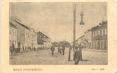 Rawa Mazowiecka - Neue Welt - Feldpost 38. Inf Division -672838