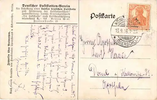 Zeppelin über Antwerpen -672756