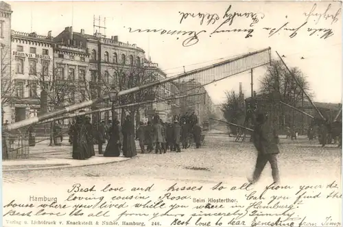 Hamburg - Beim Klosterthor - REPRO -673154