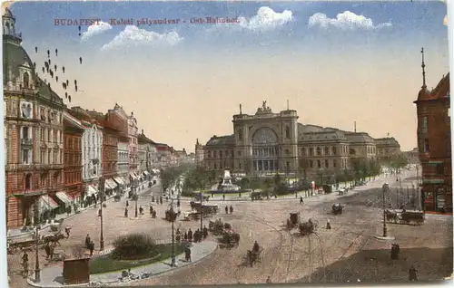 Budapest - Ost-Bahnhof - Feldpost Jäger Regiment 4 -672776