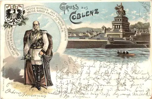 Gruss aus Coblenz - Litho -673248