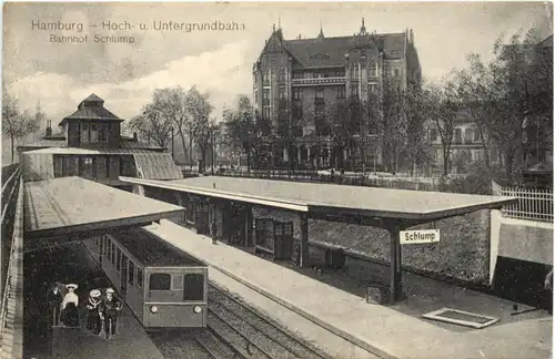 Hamburg - Hoch- nd Untergrundbahn - Bahnhof Schlump -673582