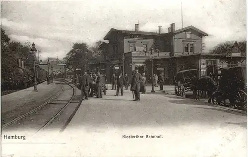 Hamburg - Klosterthor Bahnhof - REPRO -673566