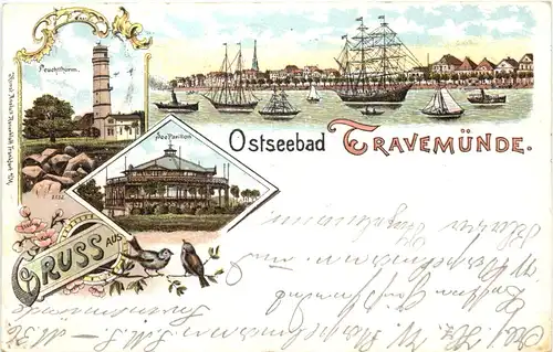 Ostseebad Travemünde - Litho -673258