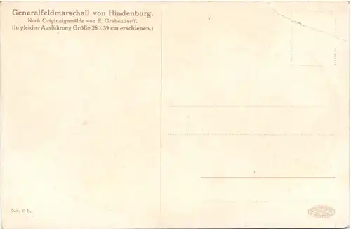 Generalfeldmarschall von Hindenburg -673372