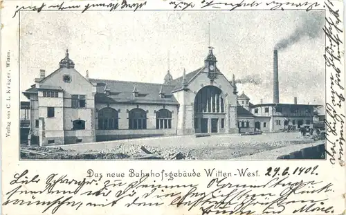 Witten - Das neue Bahnhofsgebäude -673534