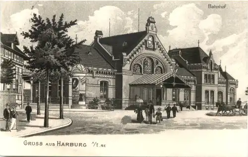 Gruss aus Harburg - REPRO -673544
