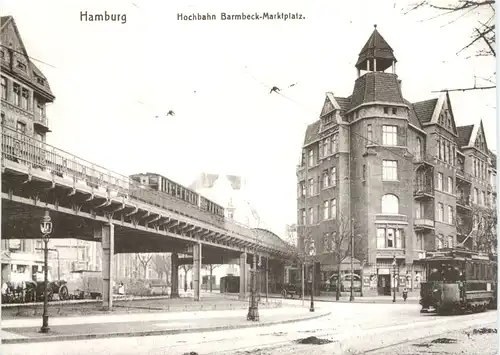 Hamburg - Hochbahn Barmbeck - REPRO -673554