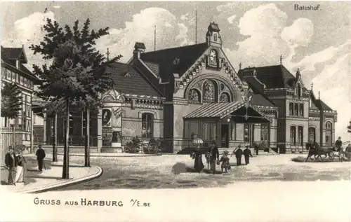 Hamburg - Harburg Bahnhof - REPRO -673568