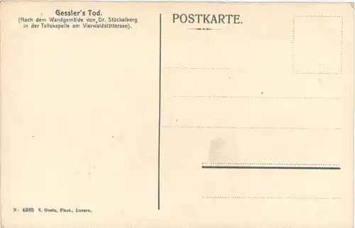 Schweiz - Tell - Gesslers Tod -674008