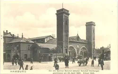 Hamburg - Der alte Berliner Bahnhof -673550