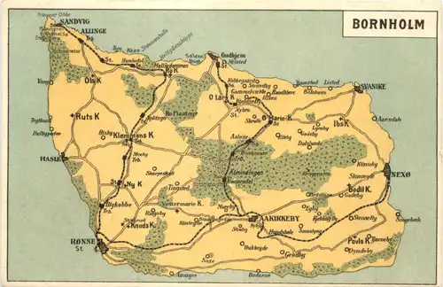 Bornholm - Map -673772