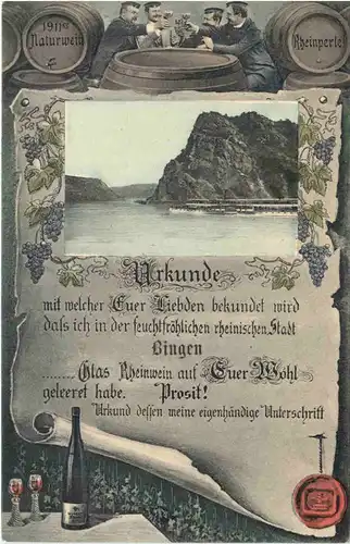 Bingen - Urkunde -674086