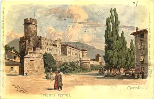 Trient - Castello - Litho -673958