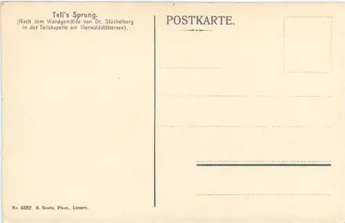 Schweiz - Tells Sprung -674012