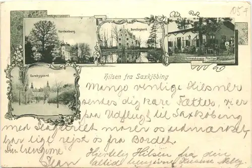 Hilsen fra Saxkjöbing - Denmark -673834