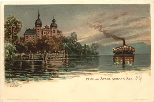 Leoni am Starnberger See - Litho -673726