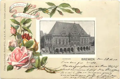 Bremen - Rathaus - Duftkarte -673998