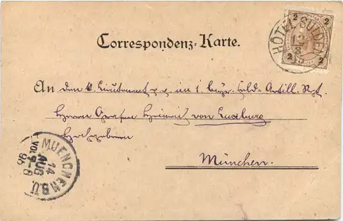 Humor - Wandern - Vorläufer 1895 -674226