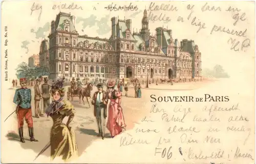 Souvenir de Paris - Litho -673894