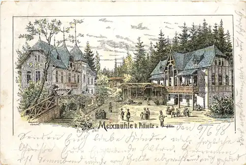 Meixmühle bei Pillnitz - Litho -674192