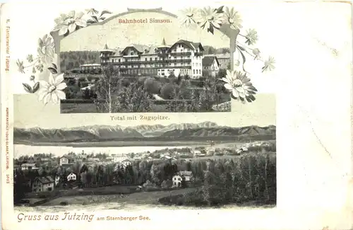 Gruss aus Tutzing - Bahnhotel Simson -674252