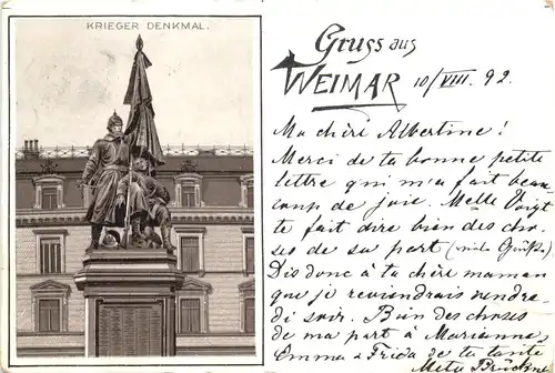 Gruss aus Weimar - Vorläufer 1892 -674200