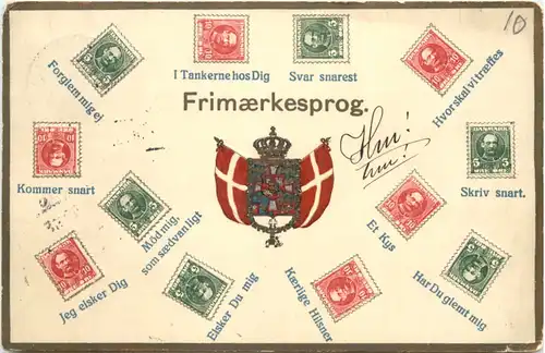 Denmark - Briefmarken - Frimaerkesprog -673942