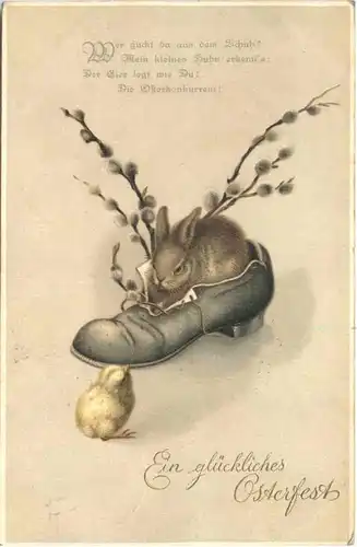 Ostern - Hase in Schuh -674502