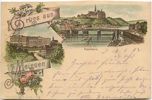 Gruss aus Meissen - Vorläufer 1892 -674260