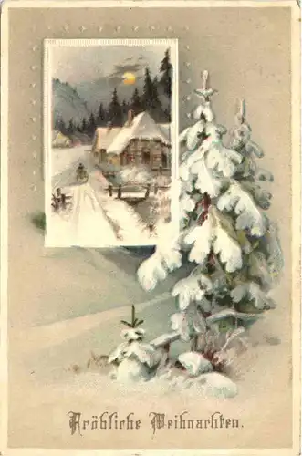 Weihnachten - Prägekarte -674506