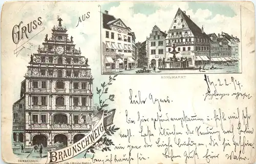 Gruss aus Braunschweig - Vorläufer 1894 -674330
