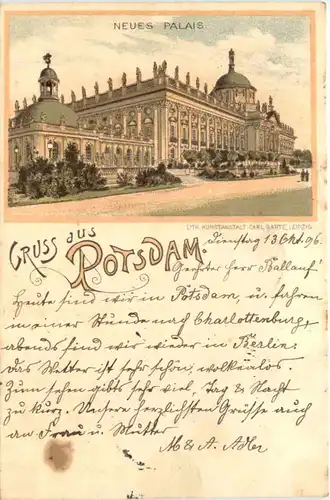 Gruss aus Potsdam - Litho -674238