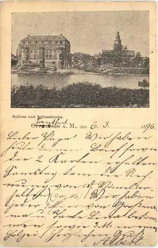 Offenbach - Schloss und Schlosskirche - Vorläufer -674216