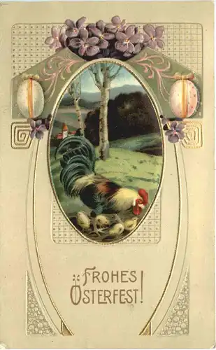 Ostern - Prägekarte -674612