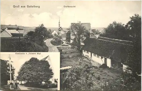 Gruss aus Sattelberg - Gasthaus v. Johann Sigl -674356