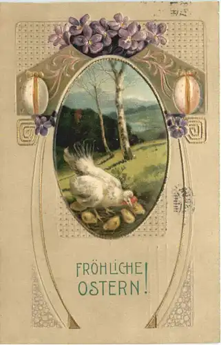 Ostern - Prägekarte -674614